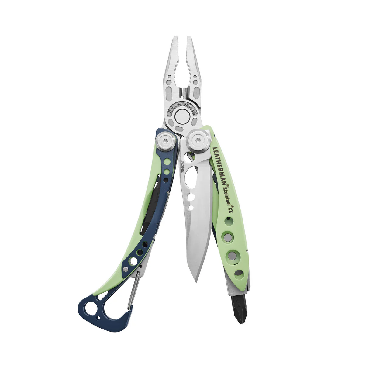 Мультитул LEATHERMAN Skeletool CX Verdant 7 инстр., 6,6/10 см, без чехла