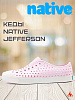 Кеды NATIVE Jefferson, розовые