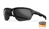 Очки защитные Wiley X WX Jakl  (Frame: Matte Black, Lens: Clear+Grey+Rust)