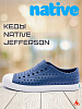 Кеды NATIVE Jefferson, синие