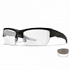 Очки защитные Wiley X WX Valor (Frame: Matte Black, Lens: Grey + Clear)