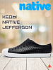 Кеды NATIVE Jefferson, черные