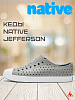 Кеды NATIVE Jefferson, серые