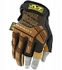 Перчатки MECHANIX Work Leather M-Pact Fingerless Framer Brown